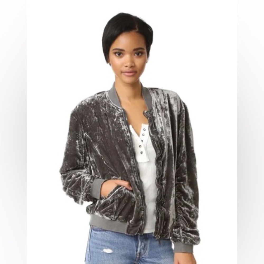 Free people velvet bomber